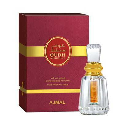 Ajmal Oudh Mukhallat Concentrated Perfume Free From Alcohol For Women And Men
