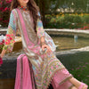 Indyancart IE Women Floral Printed Regular Mirror Work Liva Kurta with Palazzos & With Dupatta