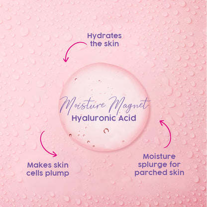 Charmis Super Hydrating Face Serum with hyaluronic acid, showing a clear bottle with a pump dispenser and label.