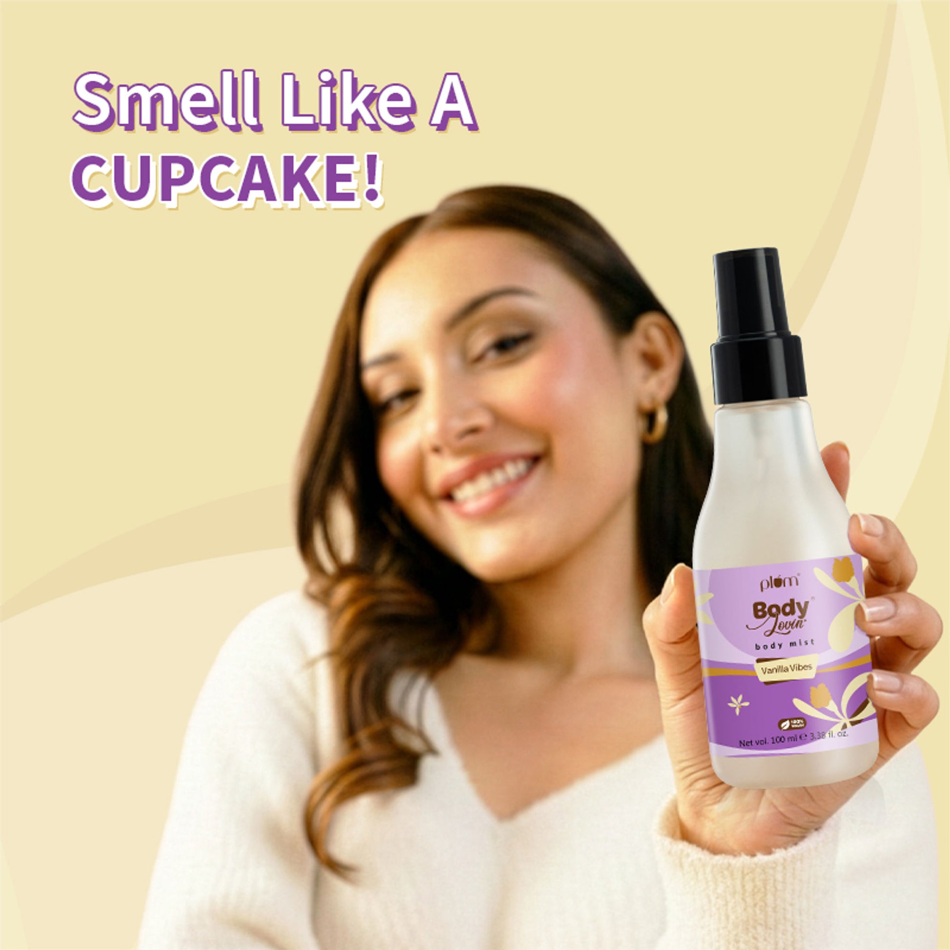 Plum BodyLovin Vanilla Vibes Body Mist For A Long Lasting Vanilla Fragrance