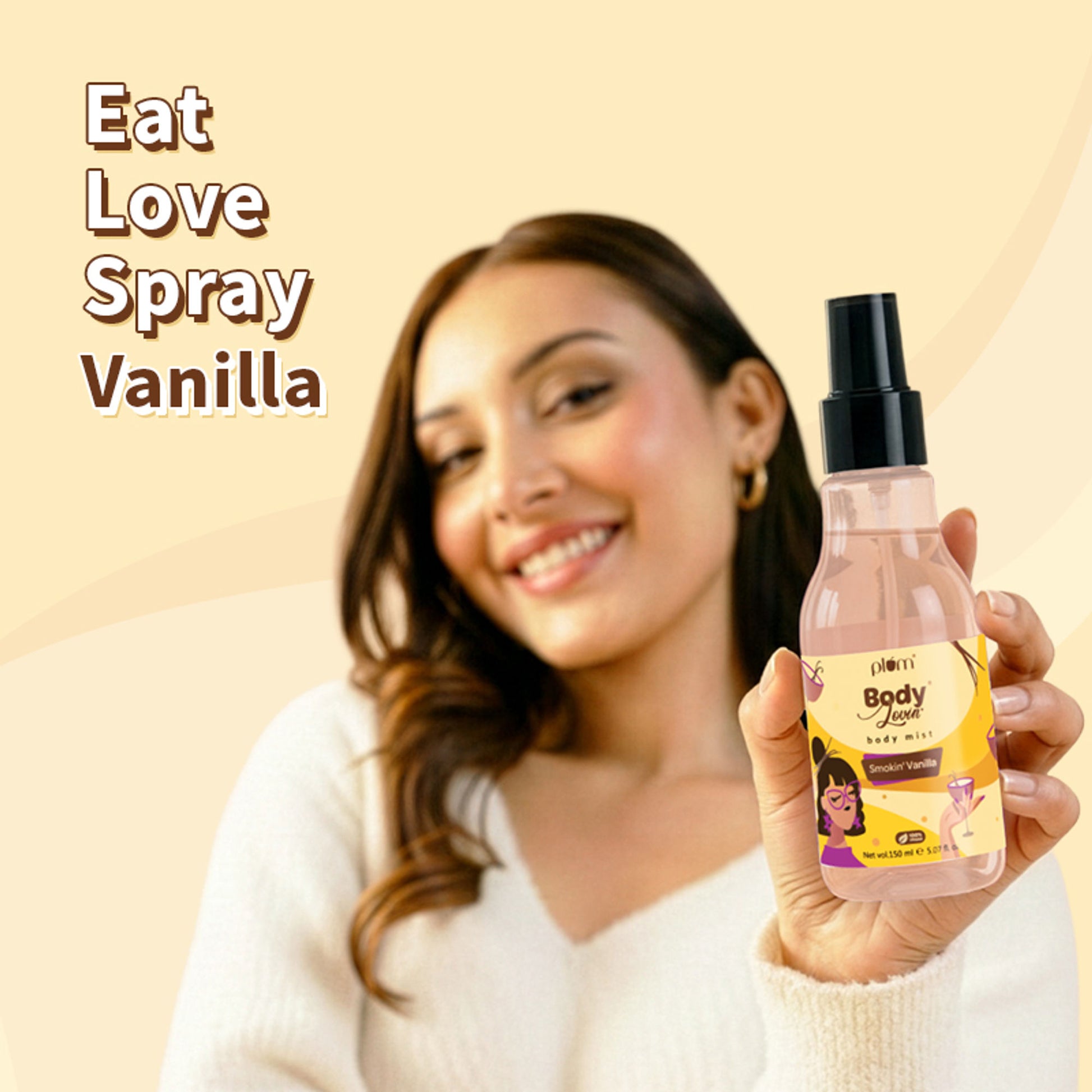 Plum BodyLovin Smokin Vanilla Body Mist For A Long Lasting Vanilla Fragrance