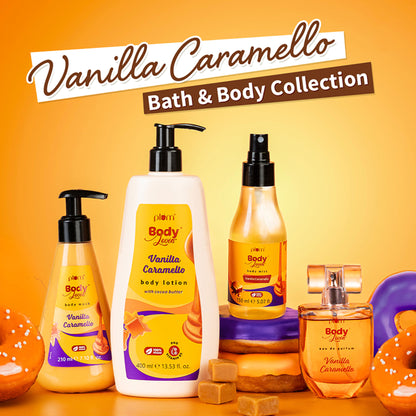 Plum Body Lovin Vanilla Caramello Body Mist For A Long Lasting Warm Caramel Fragrance