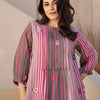 Dhiyona IE Indo era Printed Pure Cotton Round Neck Top With Trousers Co-Ords Set