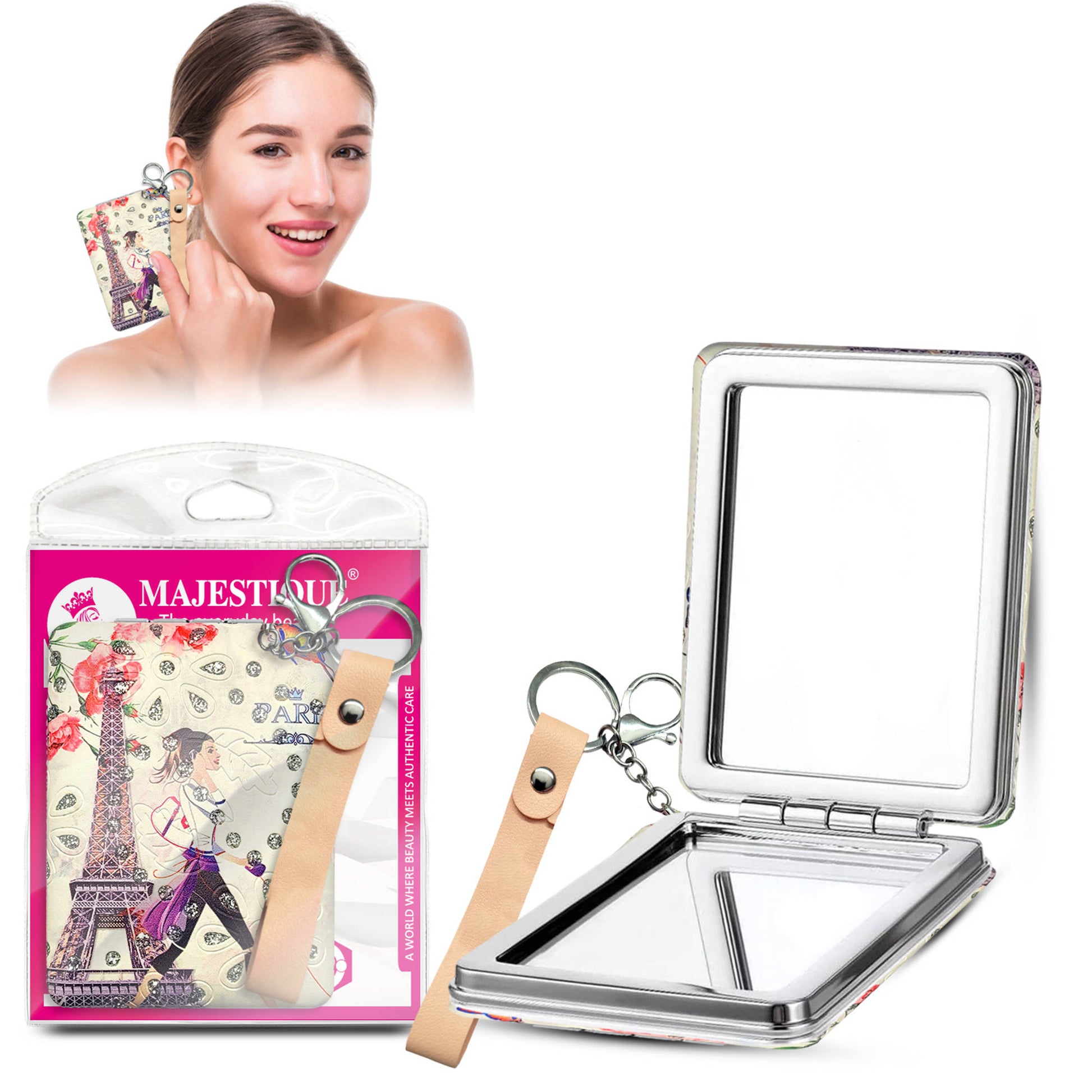 Majestique Magnifying Square Mirror