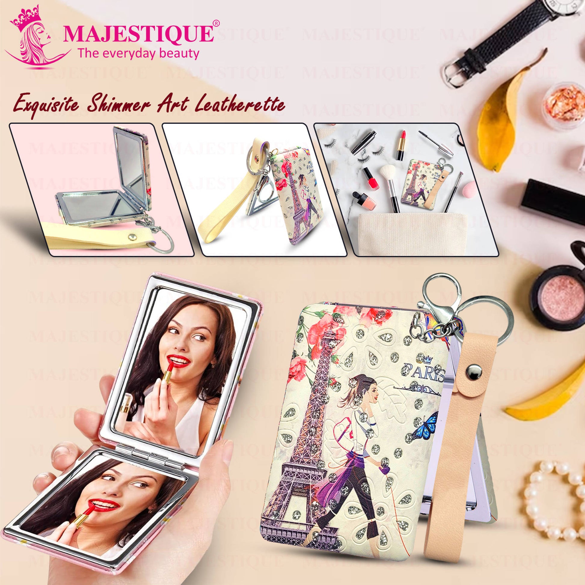 Majestique Magnifying Square Mirror