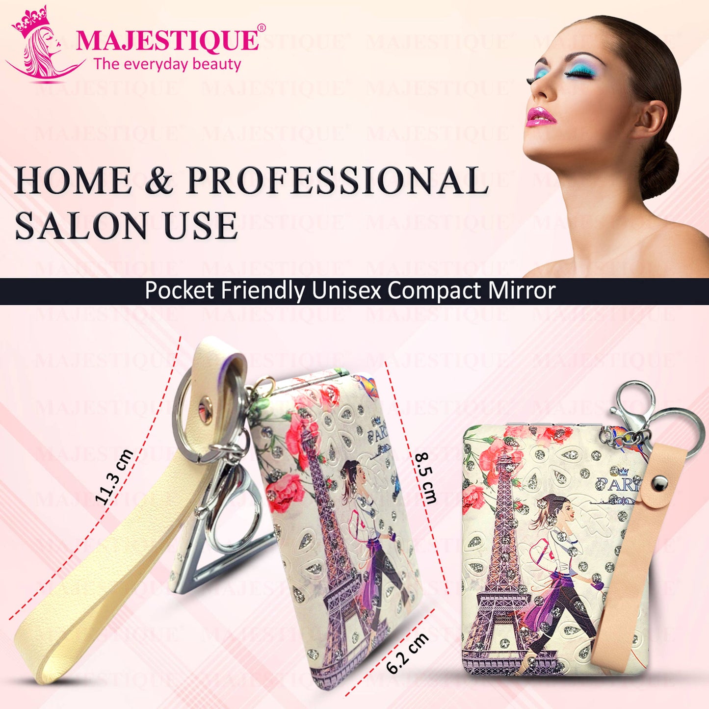 Majestique Magnifying Square Mirror