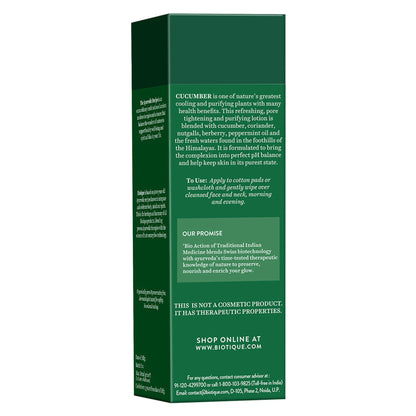 Biotique Bio Cucumber Pore Tightening Toner With Himalayan Waters
