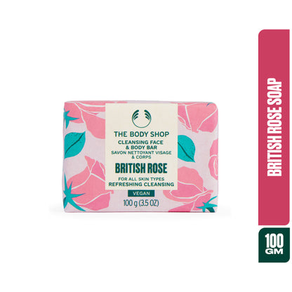 The Body Shop British Rose Exfoliating Soap