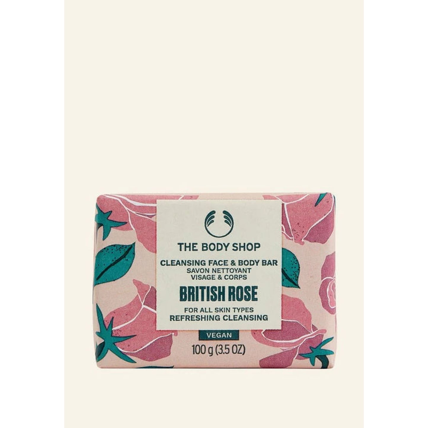 The Body Shop British Rose Exfoliating Soap
