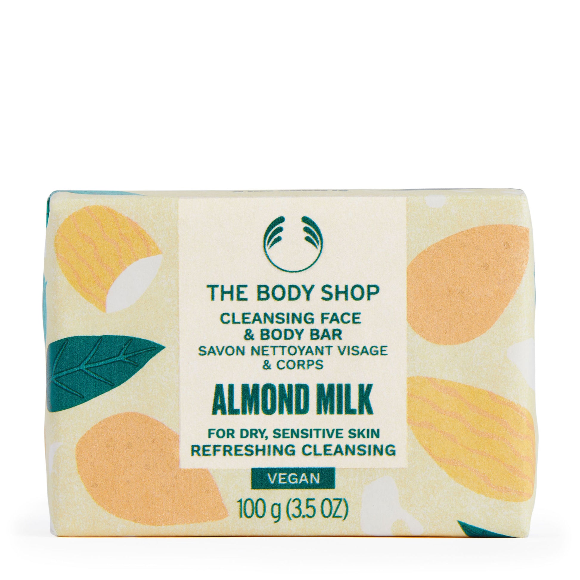 The Body Shop Almond Milk & Honey Soothing & Caring Cleansing Bar
