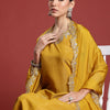 Dhiyona IE Women Floral Embroidered Kurta with Trousers & With Dupatta