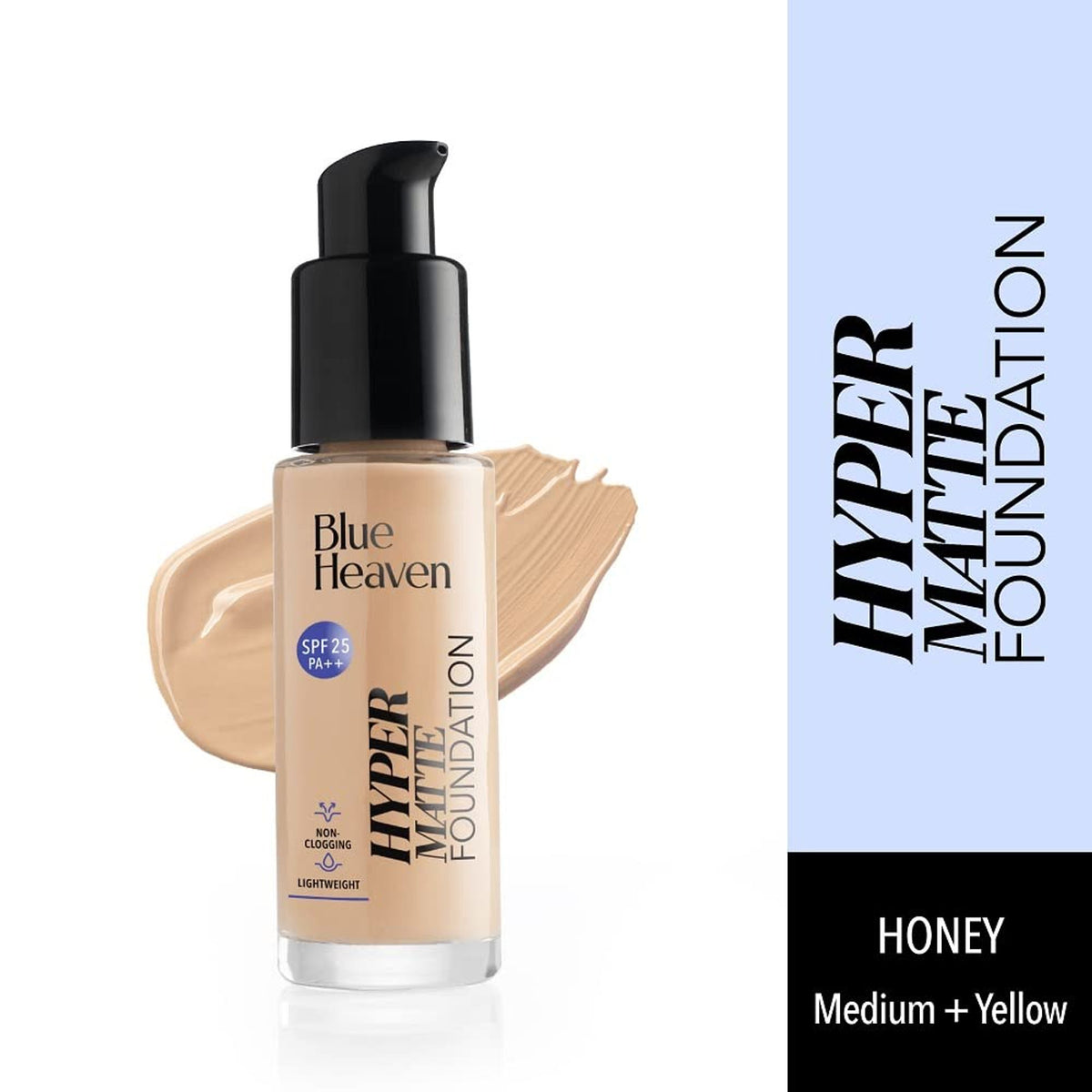 Blue Heaven Hyper Matte Foundation - 501 Honey