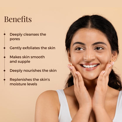 Forest Essentials Deeply Nourishing Facial Cleansing Paste Almond, Pistachio & Honey