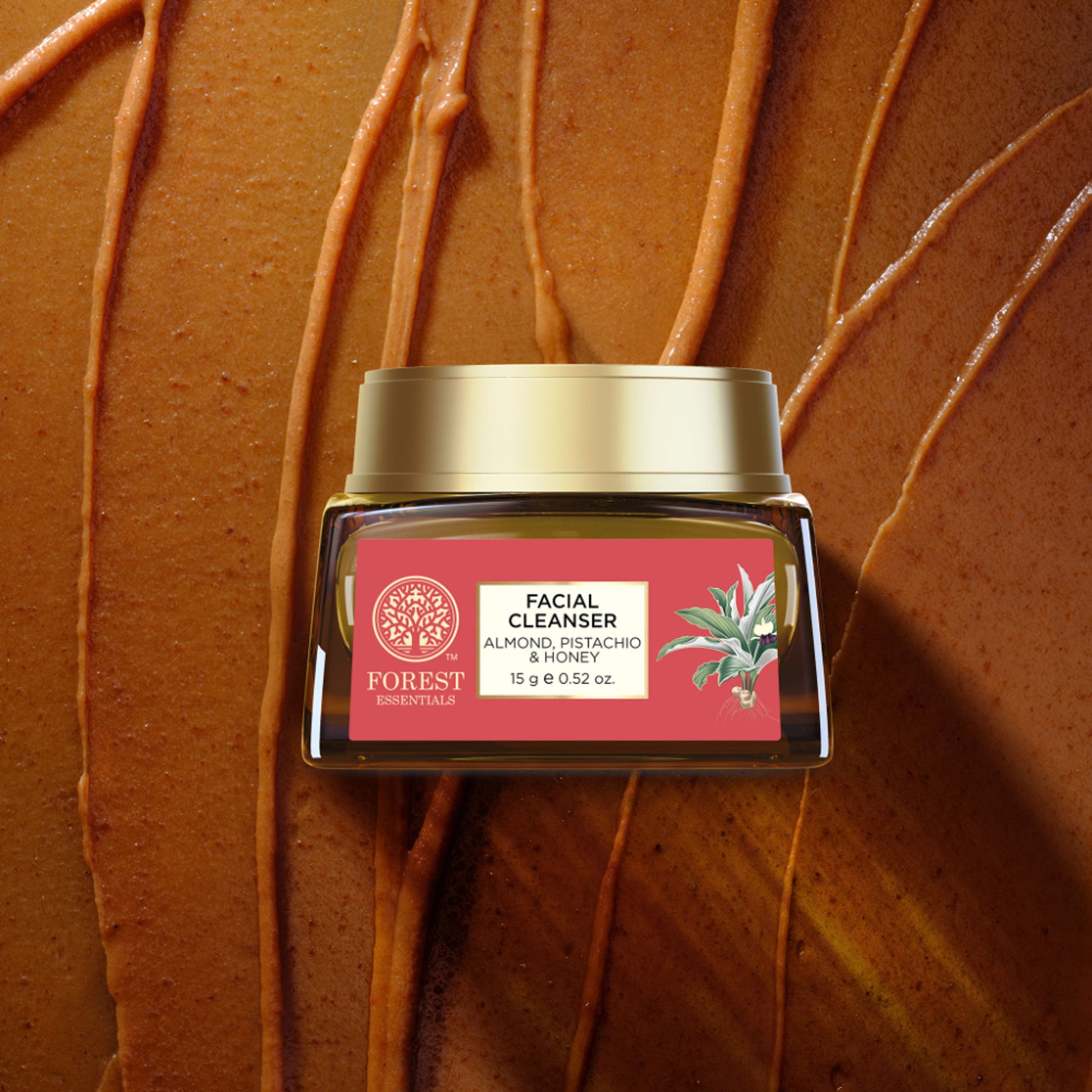 Forest Essentials Deeply Nourishing Facial Cleansing Paste Almond, Pistachio & Honey