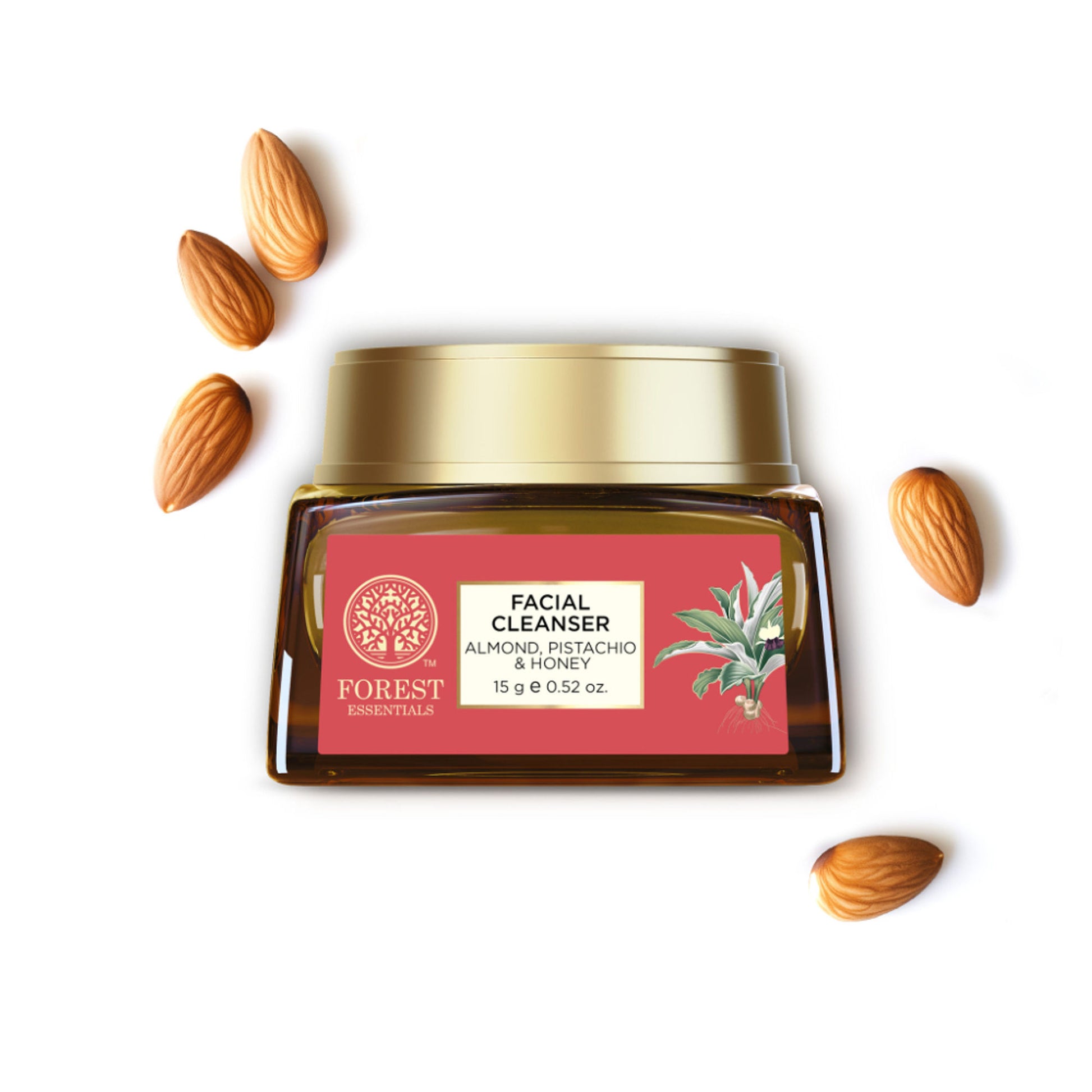 Forest Essentials Deeply Nourishing Facial Cleansing Paste Almond, Pistachio & Honey