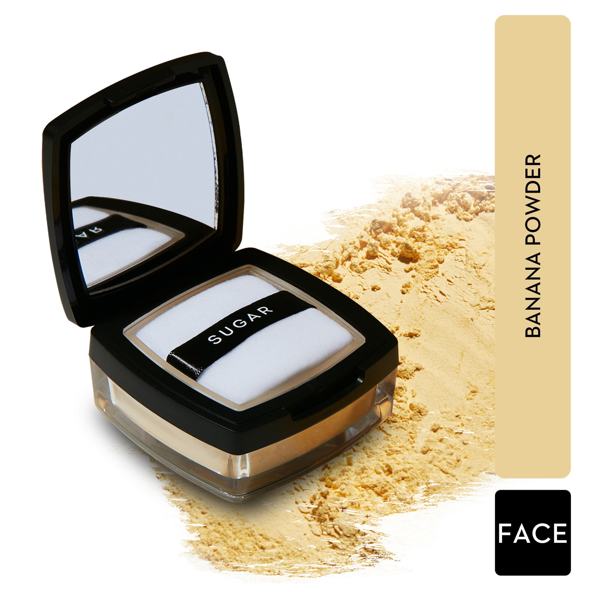 SUGAR All Set To Go Banana Matte Powder | Setting Matte Powder For Mattified Skin | Oil-Controlling