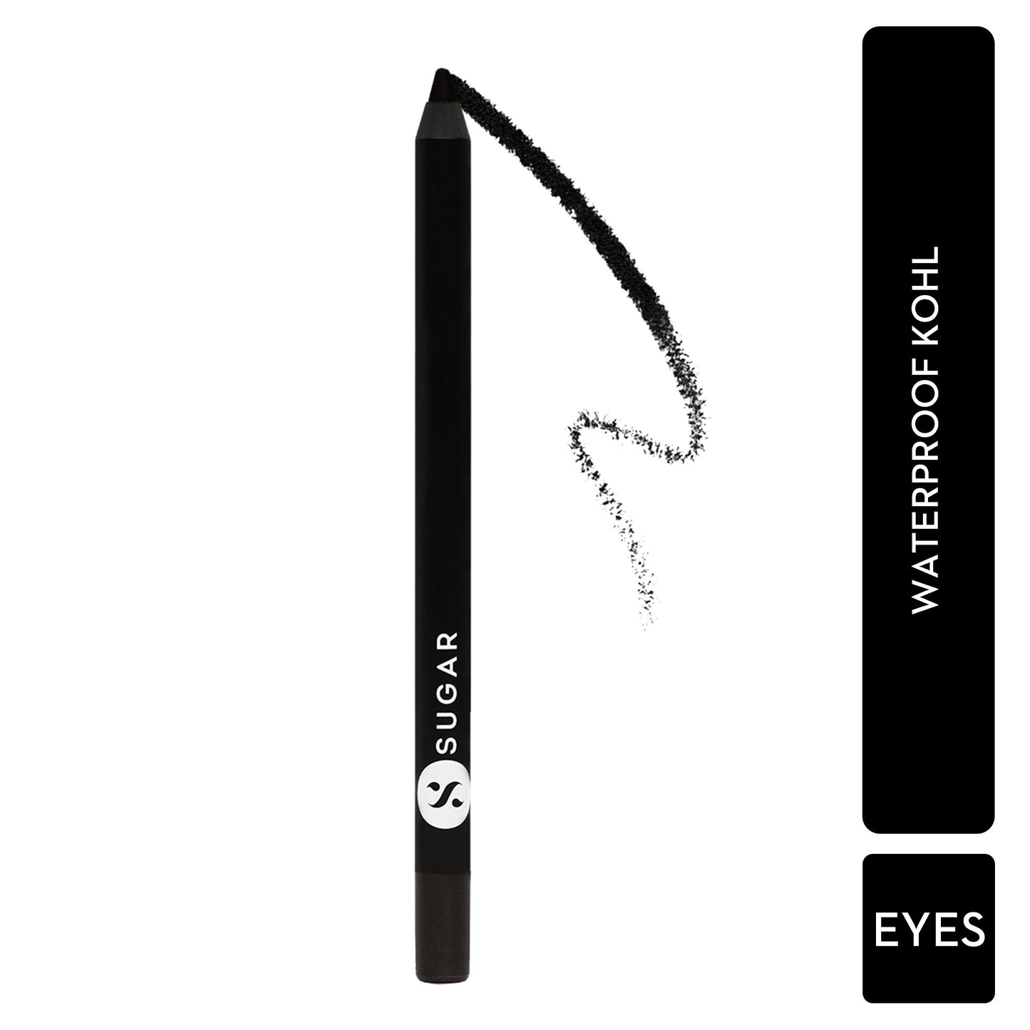SUGAR Stroke Of Genius Heavy Duty Kohl With Free Sharpener - 01 Back To Black - 01 Back To Black