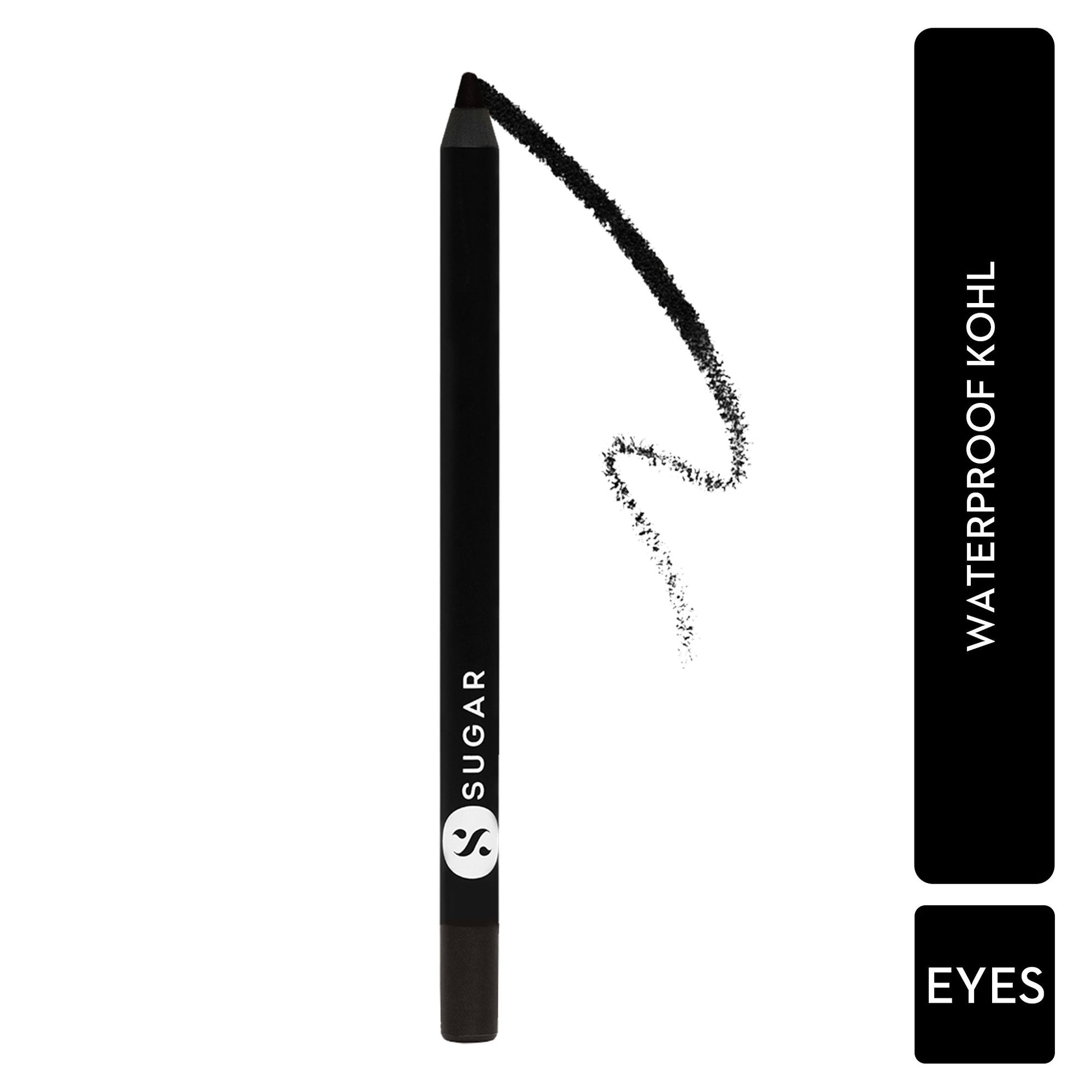 SUGAR Stroke Of Genius Heavy Duty Kohl With Free Sharpener - 01 Back To Black - 01 Back To Black
