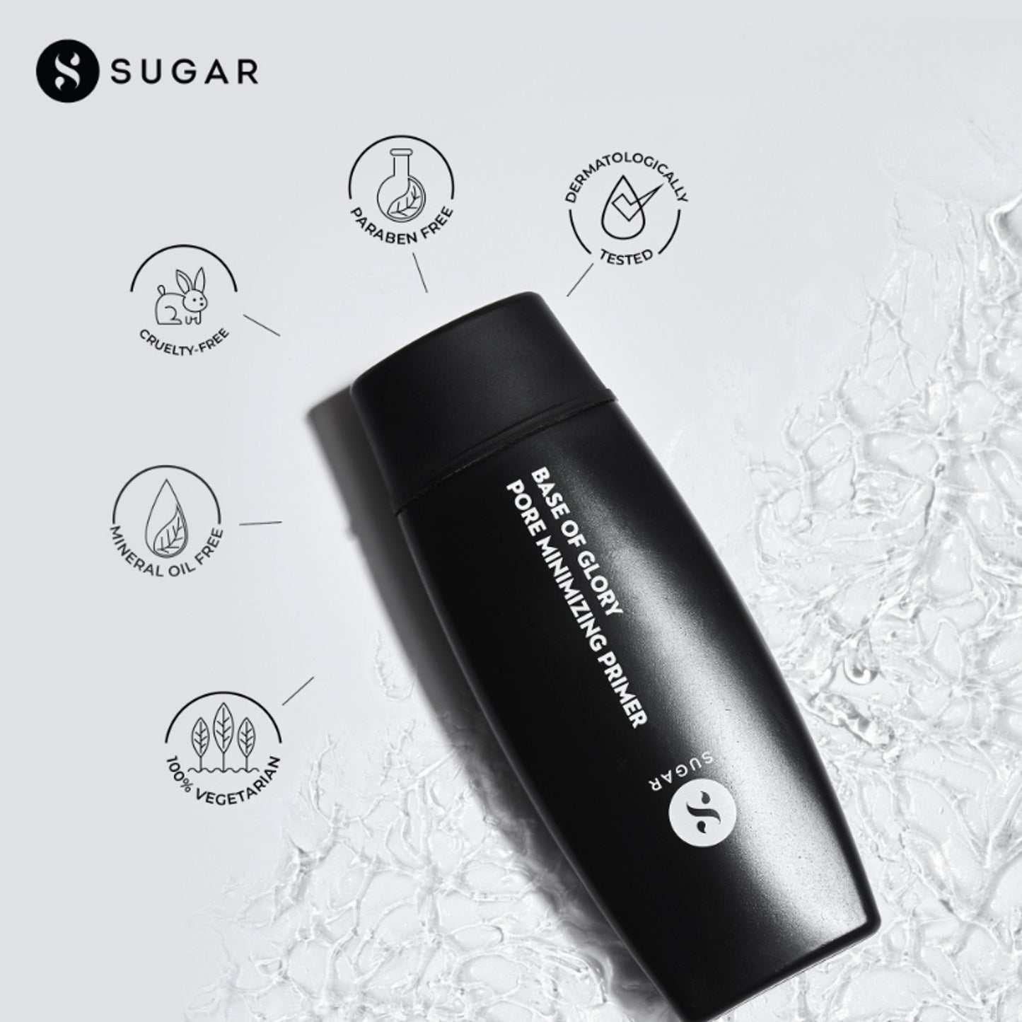 SUGAR Base Of Glory Pore Minimizing Primer | Long Lasting & Smooth Base I Oil Control |Blurs Pores