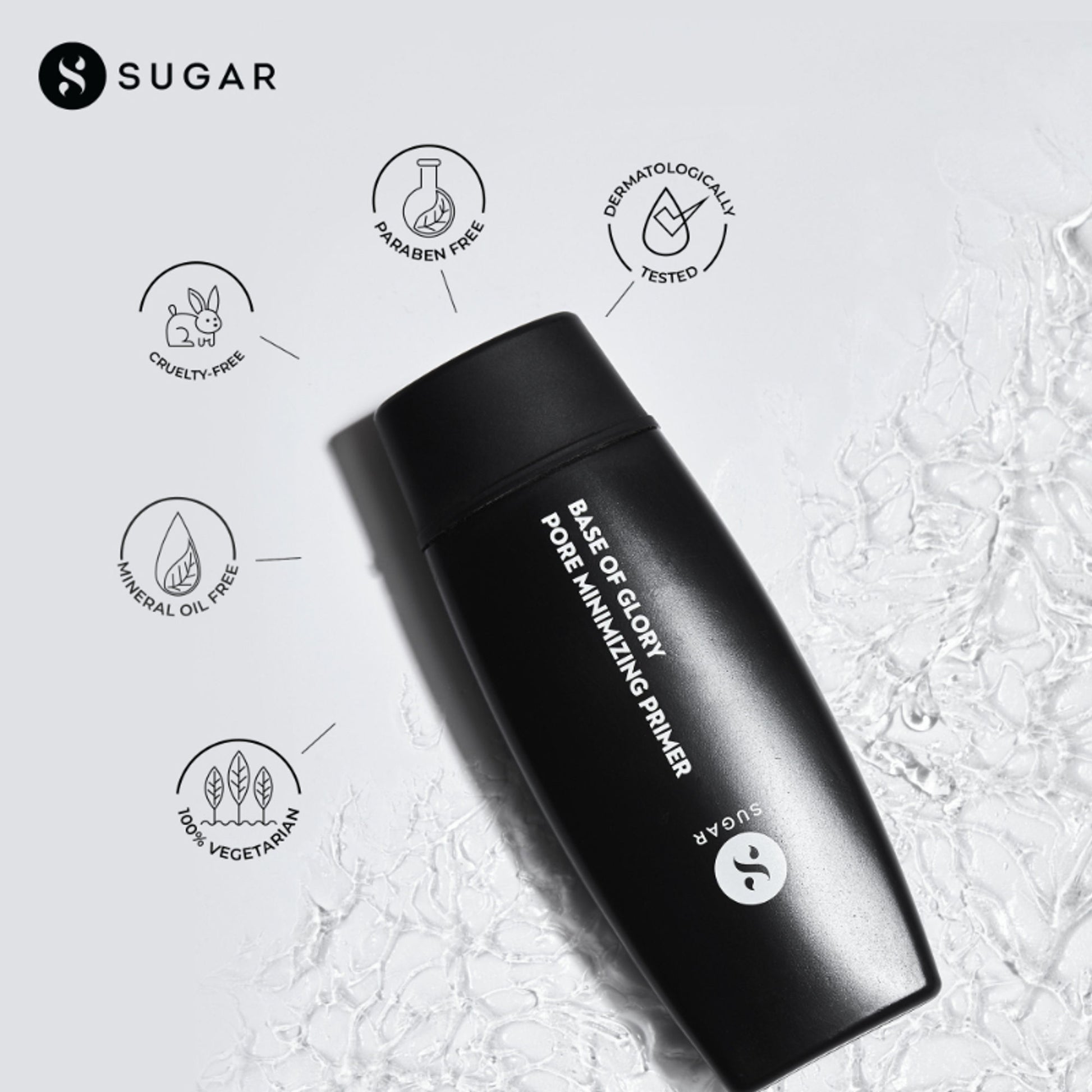 SUGAR Base Of Glory Pore Minimizing Primer | Long Lasting & Smooth Base I Oil Control |Blurs Pores