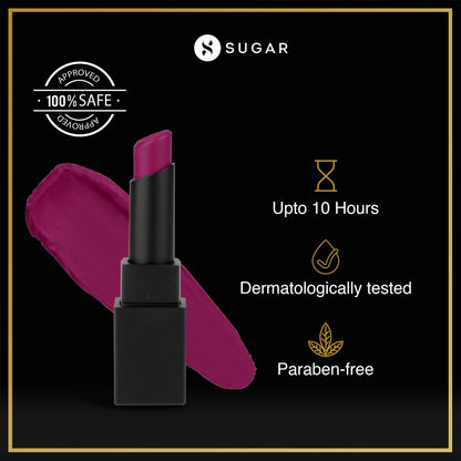 SUGAR Nothing Else Matter Longwear Lipstick - 08 Berry Picking