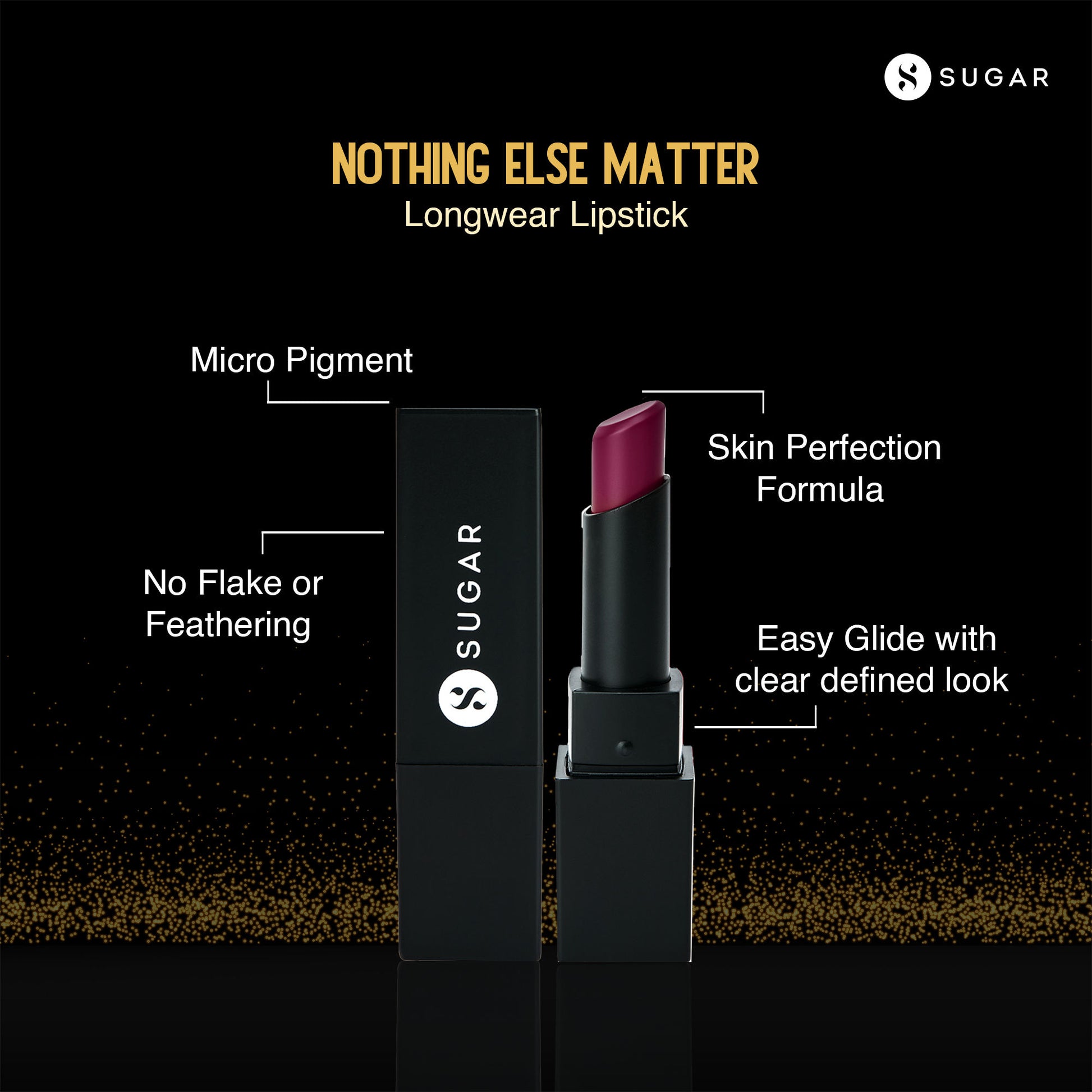 SUGAR Nothing Else Matter Longwear Lipstick - 08 Berry Picking
