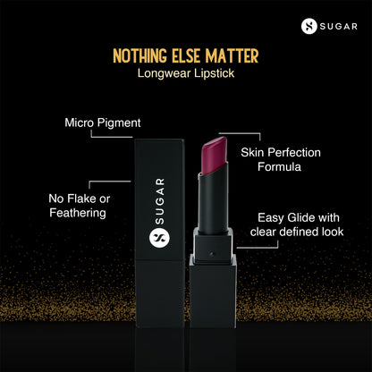 SUGAR Nothing Else Matter Longwear Lipstick - 08 Berry Picking