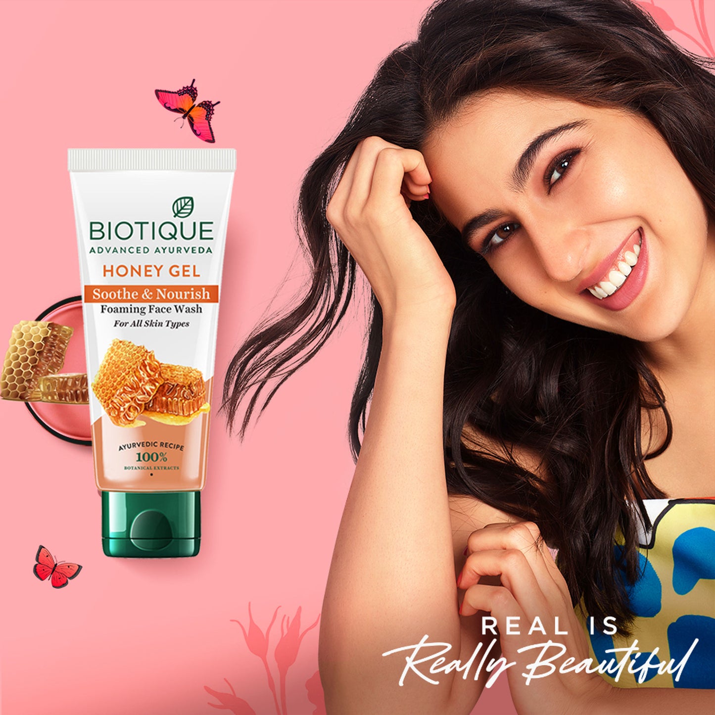 Biotique Bio Honey Gel Refreshing Foaming Face Wash