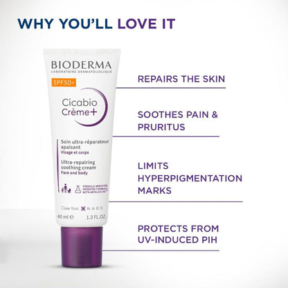 Bioderma Cicabio SPF 50+ Repairing Cream