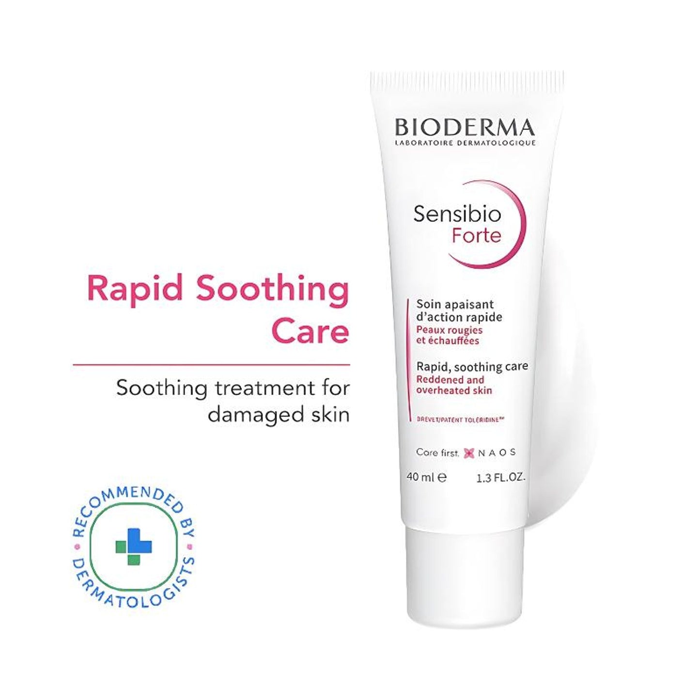 Bioderma Sensibio Forte Rapid Soothing Cream With Vitamin E - Damaged Skin