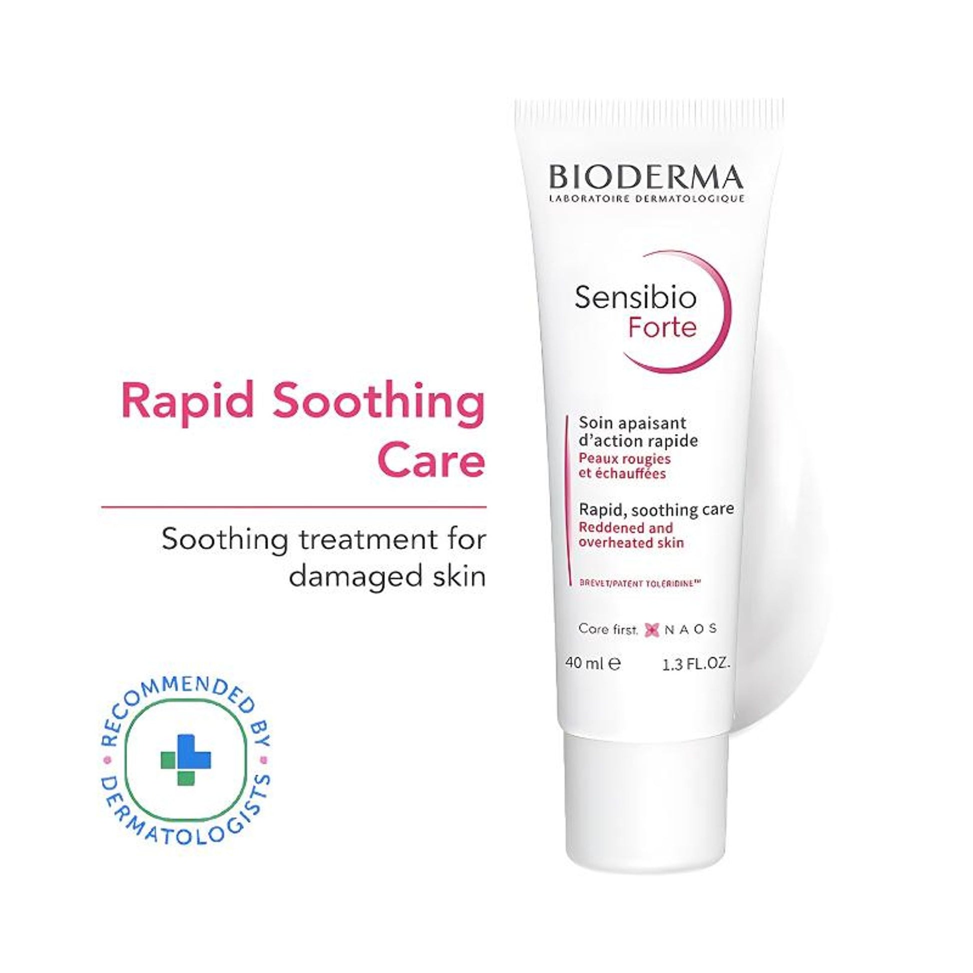 Bioderma Sensibio Forte Rapid Soothing Cream With Vitamin E - Damaged Skin