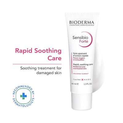 Bioderma Sensibio Forte Rapid Soothing Cream With Vitamin E - Damaged Skin
