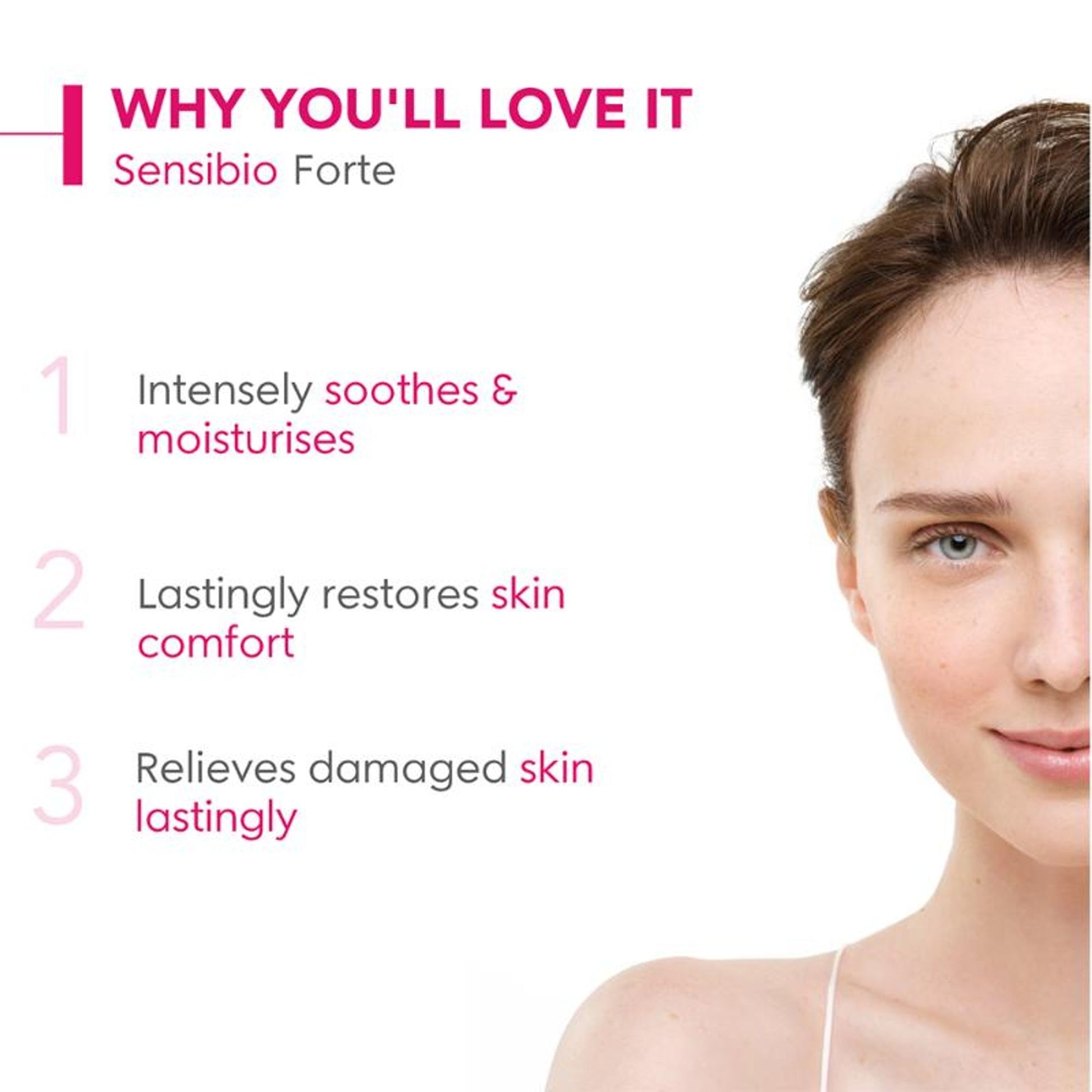 Bioderma Sensibio Forte Rapid Soothing Cream With Vitamin E - Damaged Skin