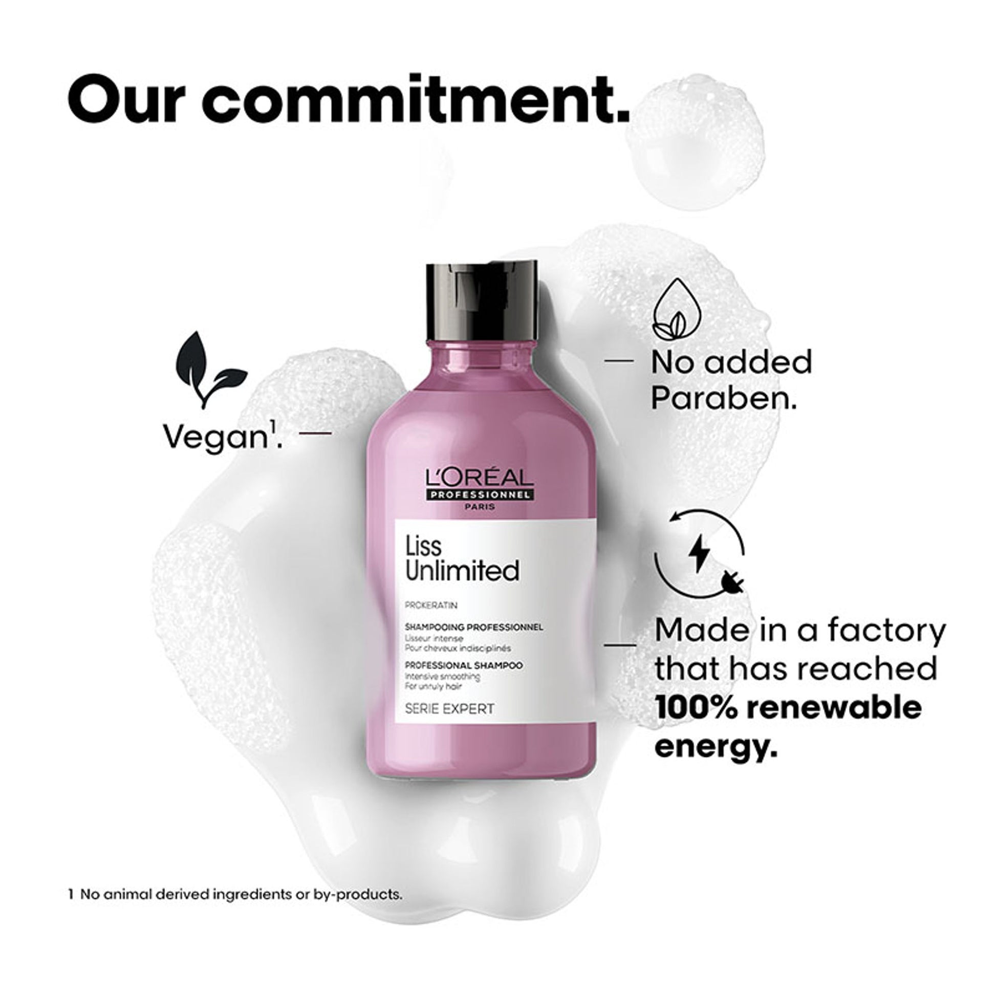 L'Oréal Professionnel Liss Unlimited Shampoo, Upto 96 hours of frizz control, With Pro-Keratin