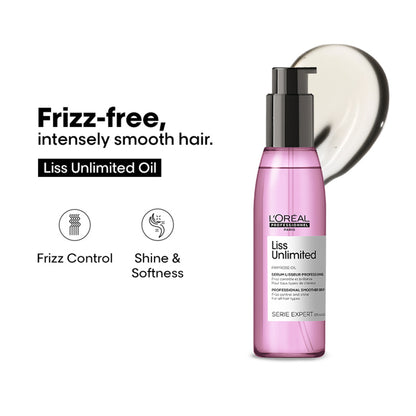 L'Oréal Professionnel Liss Unlimited Leave-In Serum for Frizz Free Hair and Intense Smoothing