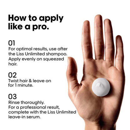L'Oréal Professionnel Liss Unlimited Mask, Upto 96 hours of frizz control, With Pro-Keratin