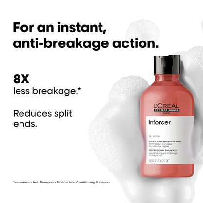 L'Oréal Professionnel Inforcer Shampoo for Reduced Hair Breakage & Split ends, With Biotin
