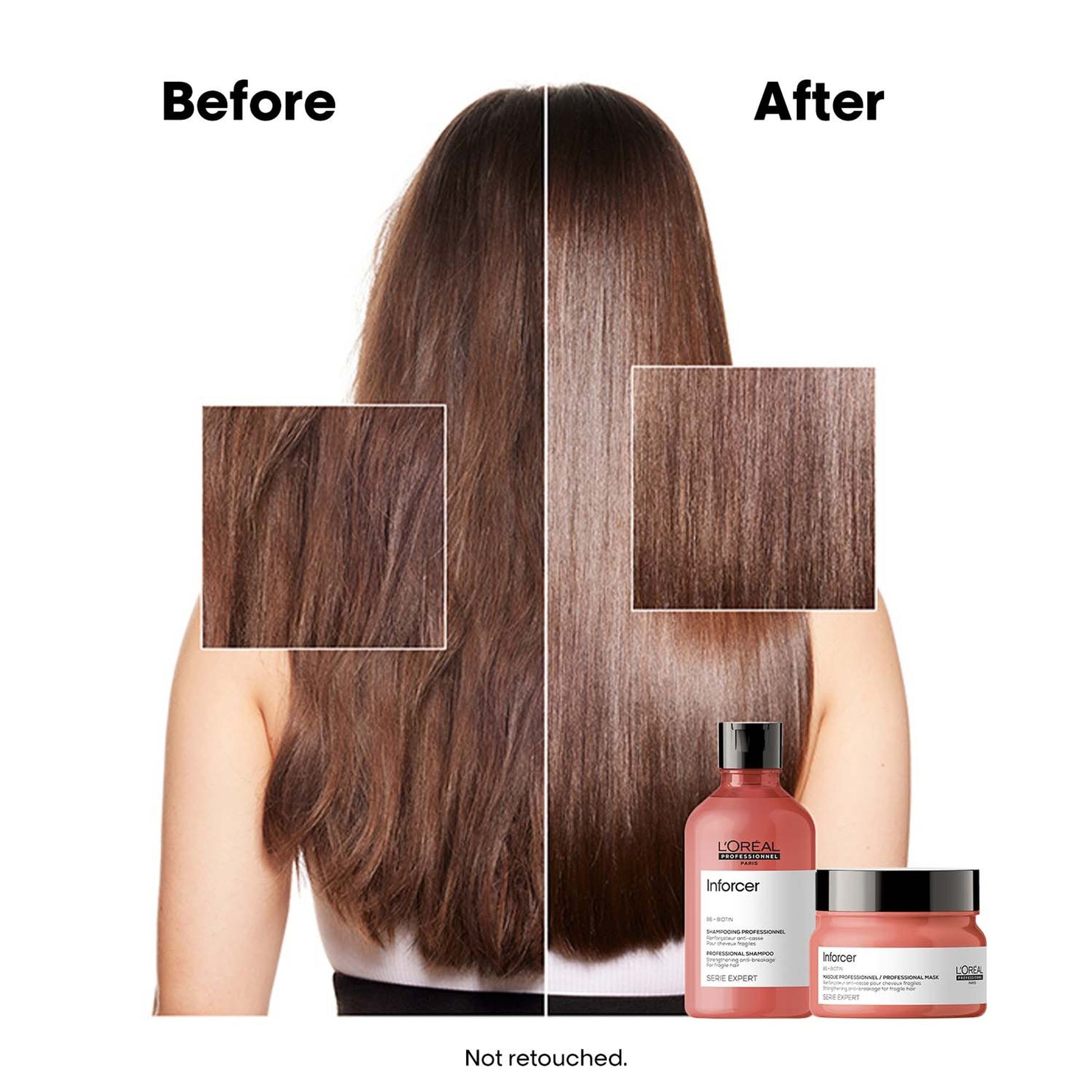 L'Oréal Professionnel Inforcer Shampoo for Reduced Hair Breakage & Split ends, With Biotin