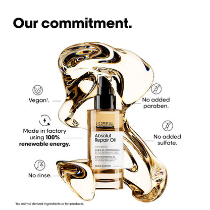 L'Oréal Professionnel Absolut Repair 10-in-1 Multi-Benefit Hair Serum For Dry And Damaged Hair