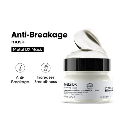 L’Oréal Professionnel Metal DX Hair Mask For 97% Less Hair Breakage, Anti-Deposit Protector