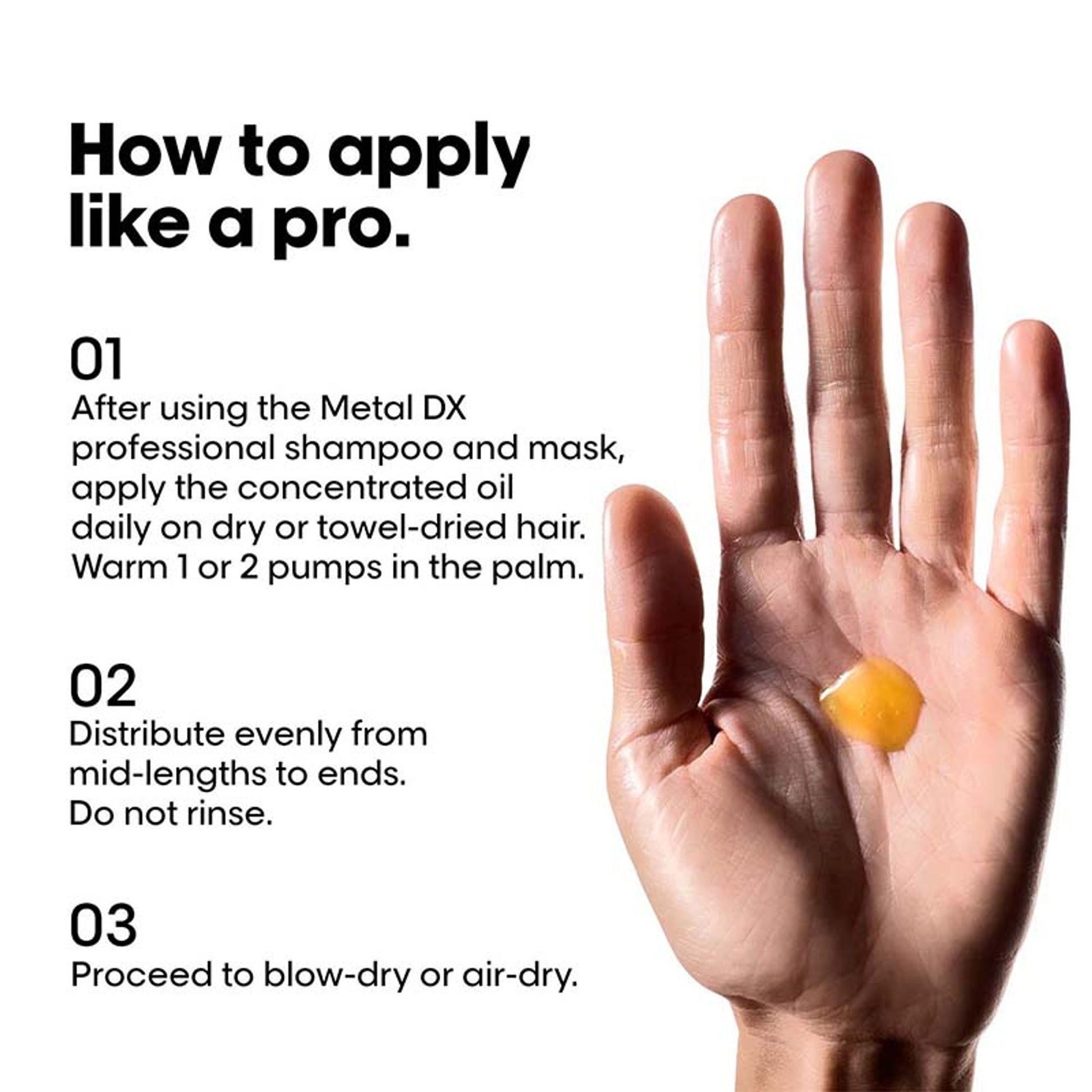 L’Oréal Professionnel Metal DX Concentrated Leave-In Serum, 2X Smooter hair, 97% Less Hair Breakage