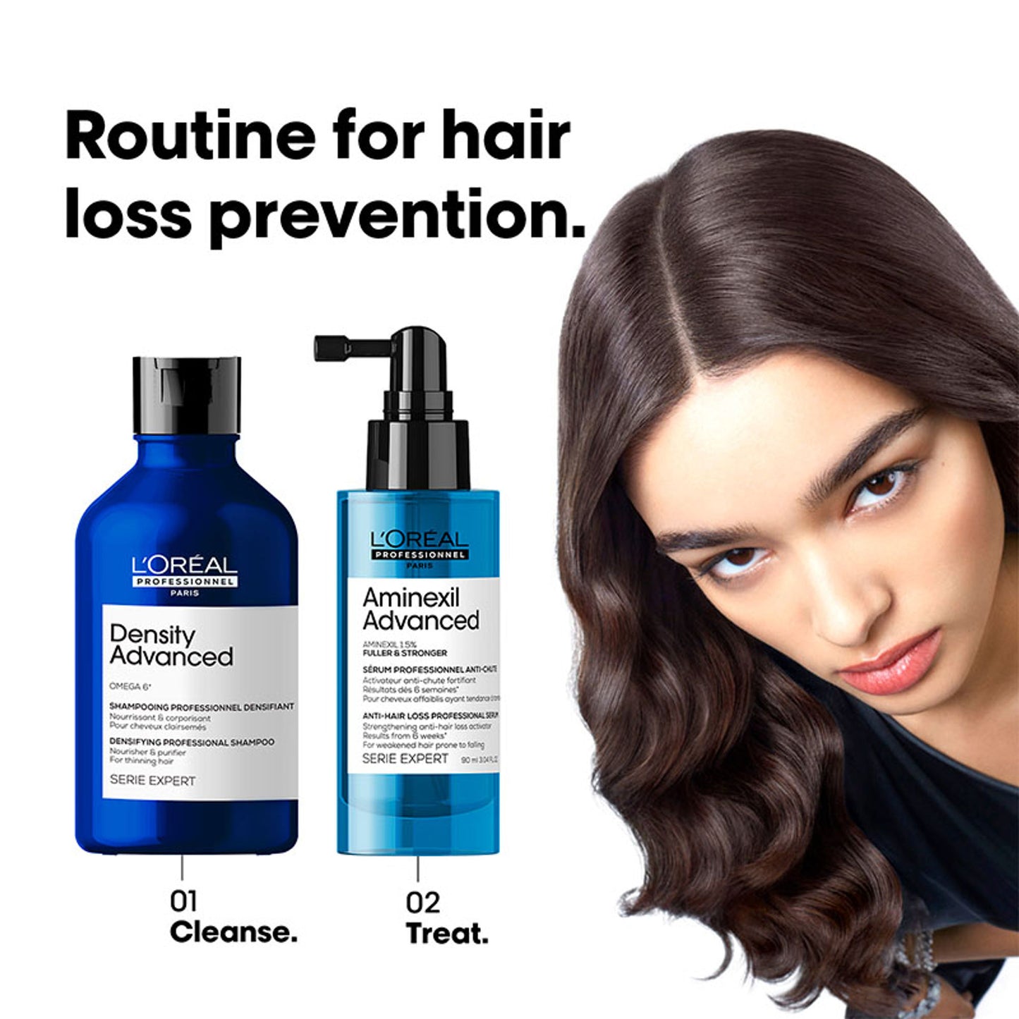 L’Oréal Professionnel Aminexil Advanced Anti-Hair Loss Leave-In Serum with Dermatological Actives