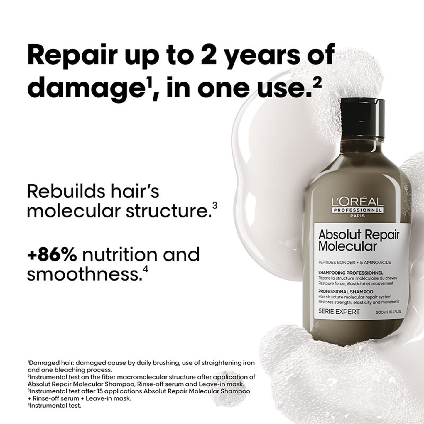 L'Oréal Professionnel Absolut Repair Molecular Sulfate-Free Deep Repair Shampoo