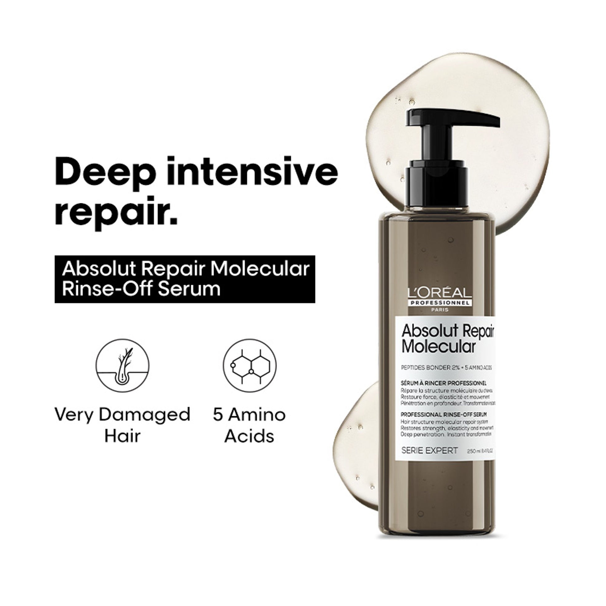 L'Oréal Professionnel Absolut Repair Molecular Deep Repair Rinse-Off Serum For Very Damaged Hair