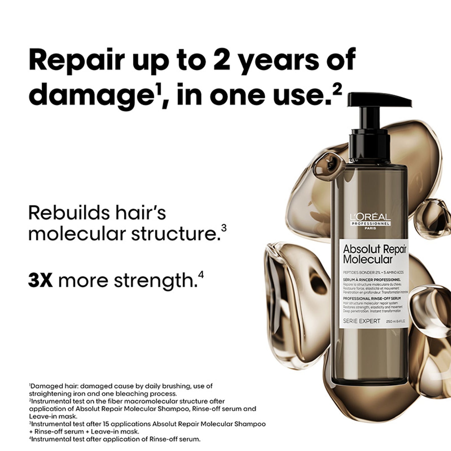 L'Oréal Professionnel Absolut Repair Molecular Deep Repair Rinse-Off Serum For Very Damaged Hair