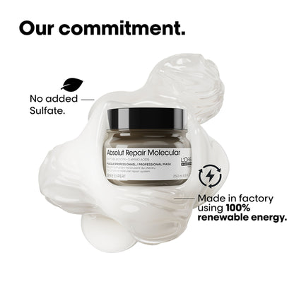 L'Oréal Professionnel Absolut Repair Molecular Deep Repairing Cream Mask For Very Damaged Hair