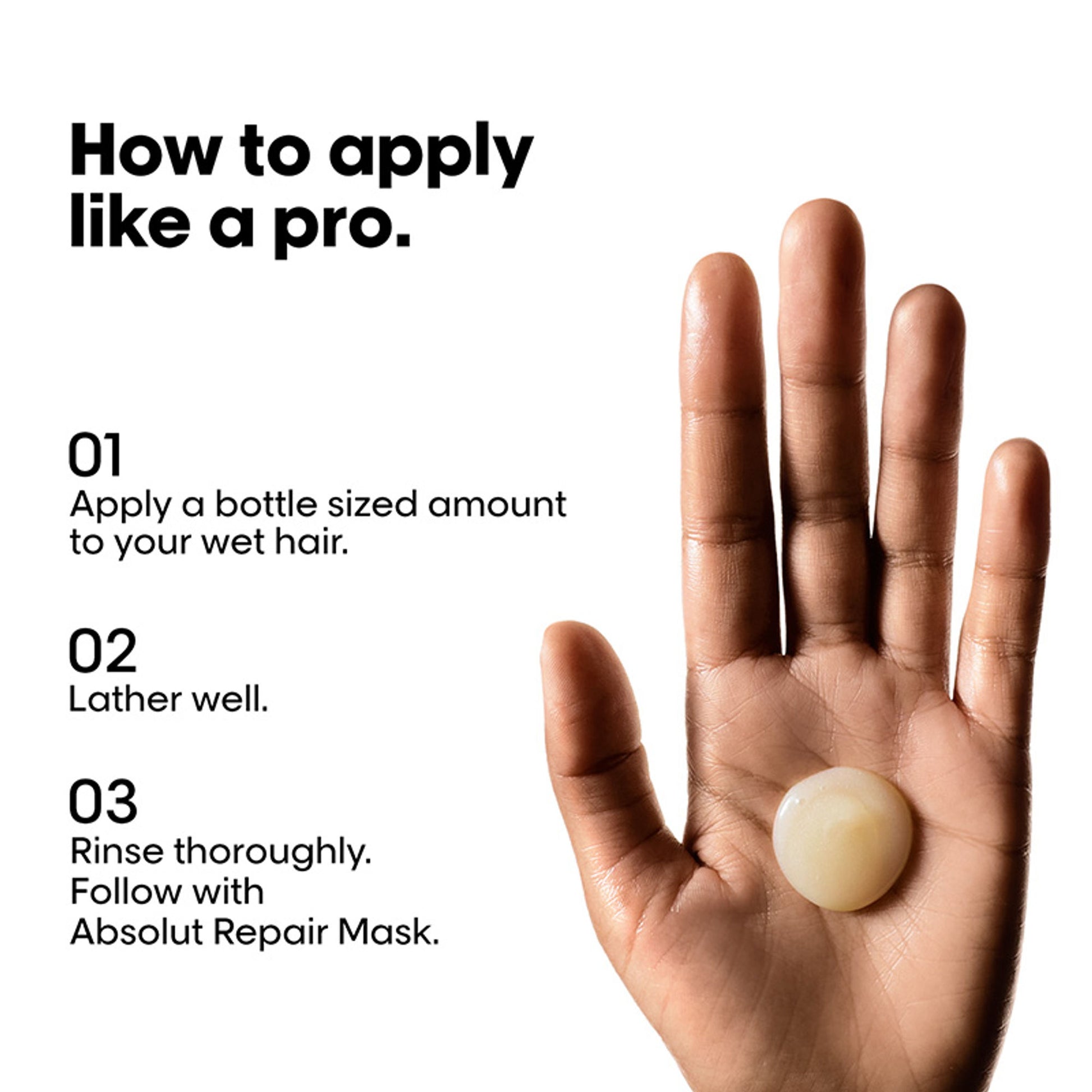 L'Oréal Professionnel Absolut Repair Shampoo For Dry and Damaged Hair With Protein & Omega-9