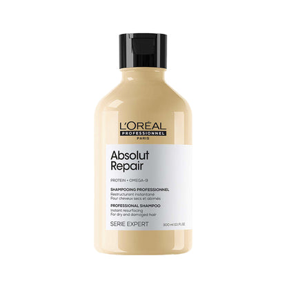 L'Oréal Professionnel Absolut Repair Shampoo For Dry and Damaged Hair With Protein & Omega-9