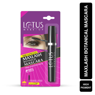 Lotus Make-Up Maxlash Volumizing Botanical Mascara - Intense Black