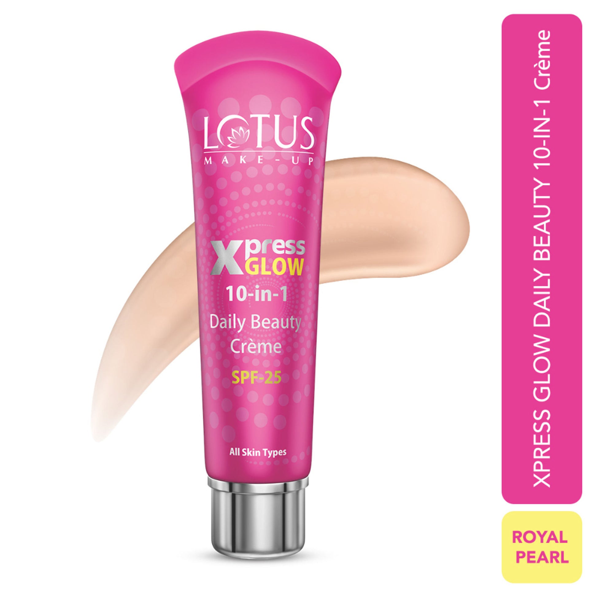 Lotus Make-Up Xpress Glow 10 In 1 Daily Beauty Face Cream SPF 25 For All Skin Types - royalpearl